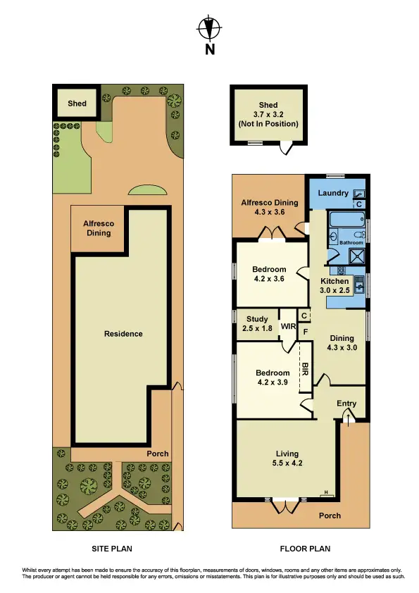 Floorplan of Homely house listing, 39 Woods Street, Newport VIC 3015