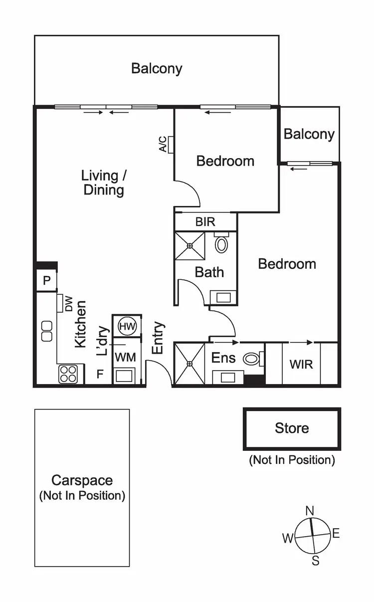 Floorplan of Homely apartment listing, 109/41 Murrumbeena Road, Murrumbeena VIC 3163