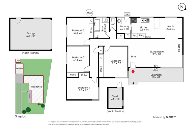 Floorplan of Homely house listing, 65 Westmelton Drive, Melton West VIC 3337