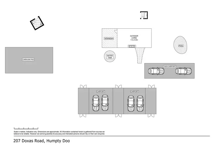 Floorplan of Homely land listing, 207 Doxas Road, Humpty Doo NT 836