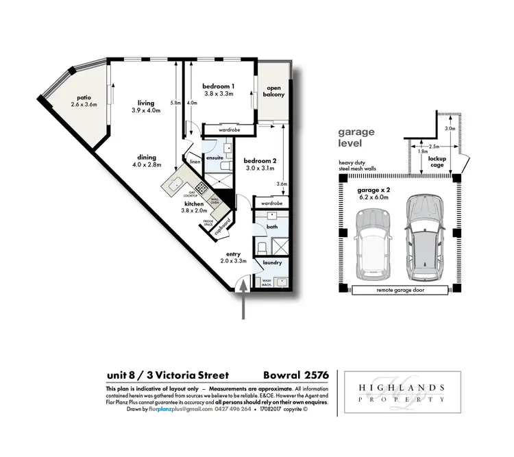 Floorplan of Homely apartment listing, 8/3 Victoria Street, Bowral NSW 2576
