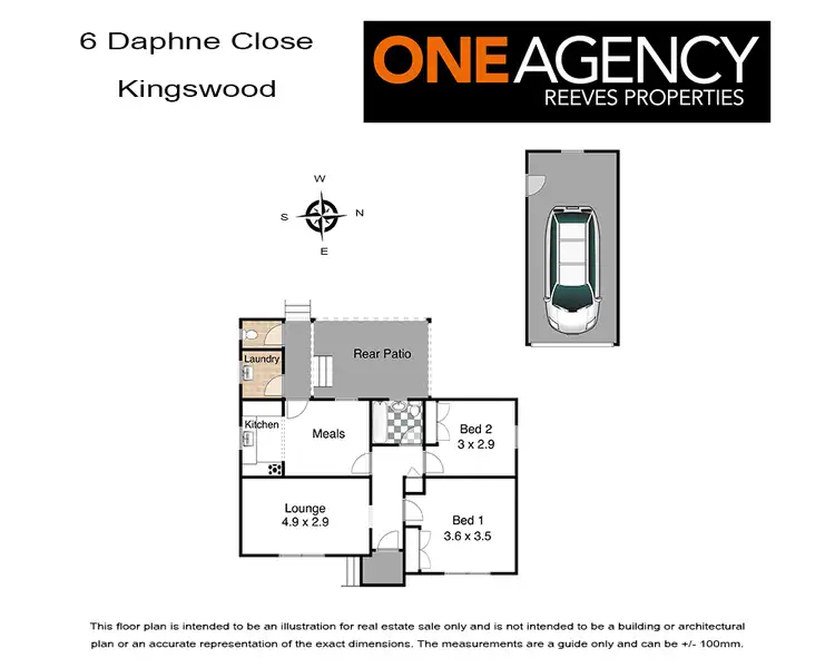 Floorplan of Homely house listing, 6 Daphne Close, Kingswood NSW 2747