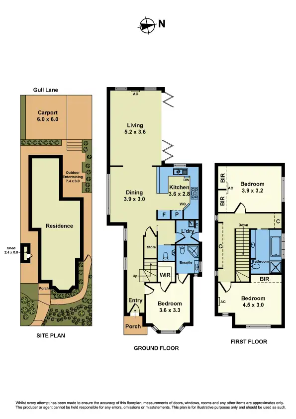 Floorplan of Homely house listing, 4 McGuire Crescent, Williamstown VIC 3016