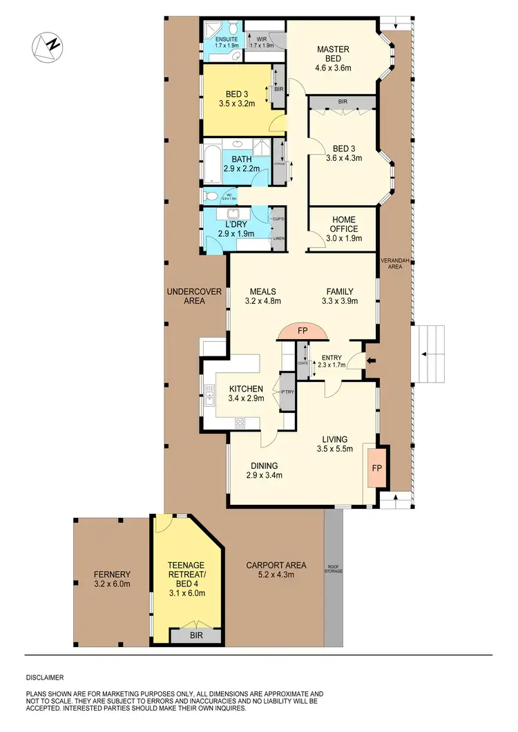 Floorplan of Homely house listing, 99 Bull Inn Court, Nintingbool VIC 3351