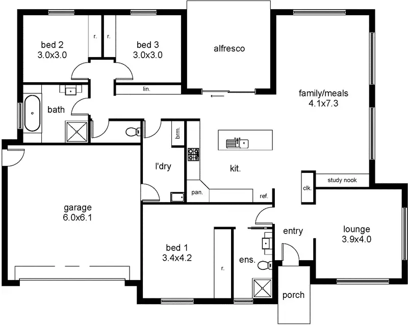 Floorplan of Homely house listing, Address available on request
