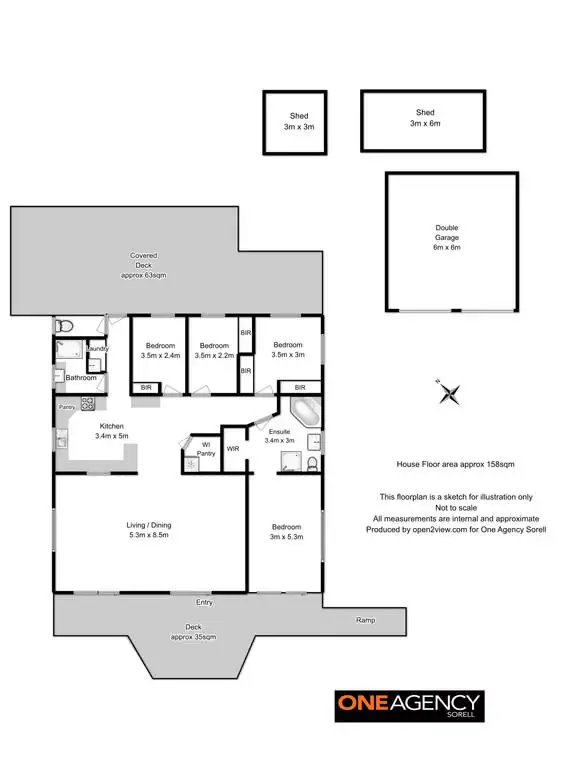 Floorplan of Homely house listing, 10 Ash Street, Primrose Sands TAS 7173