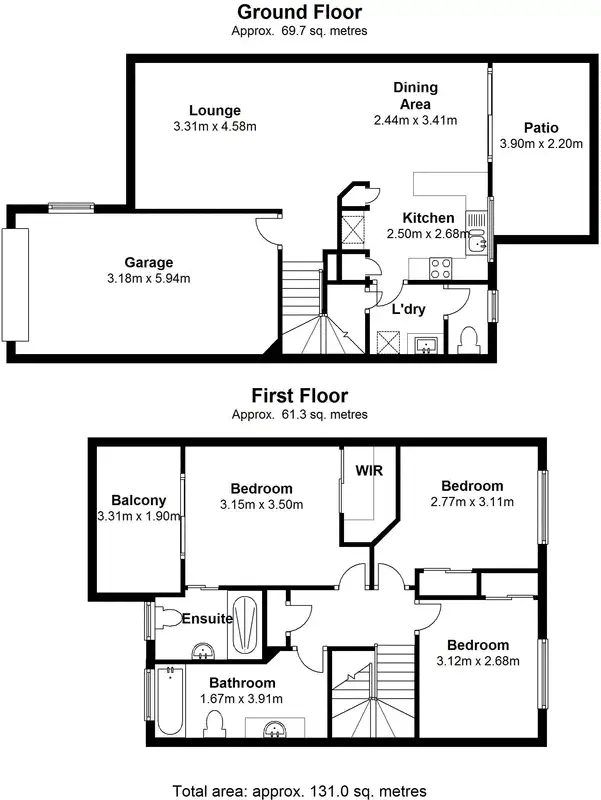 Floorplan of Homely townhouse listing, 8/28 Appleby Court, Calamvale QLD 4116