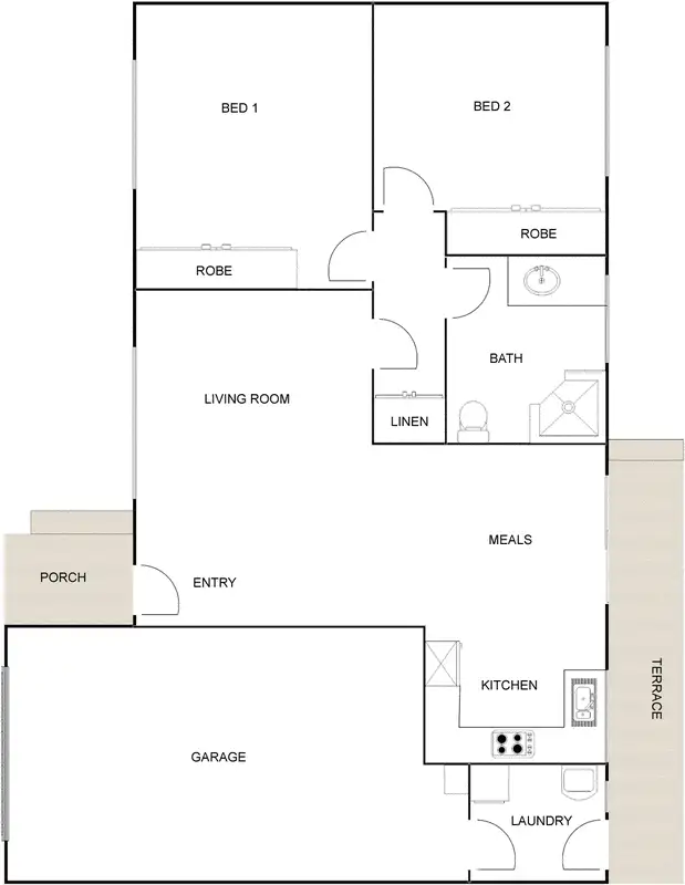 Floorplan of Homely house listing, 16 Crockett Place, Holt ACT 2615