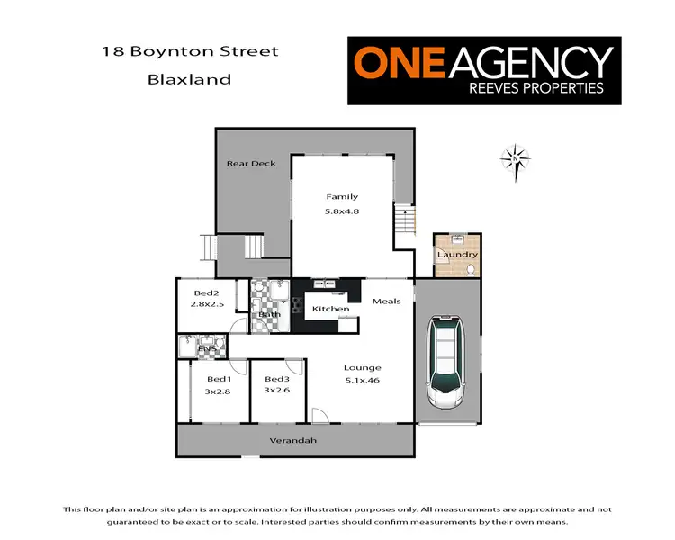 Floorplan of Homely house listing, 18 Boynton Street, Blaxland NSW 2774