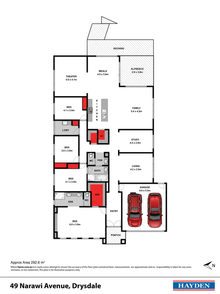 Floorplan of Homely house listing, 49 Narawi Avenue, Clifton Springs VIC 3222