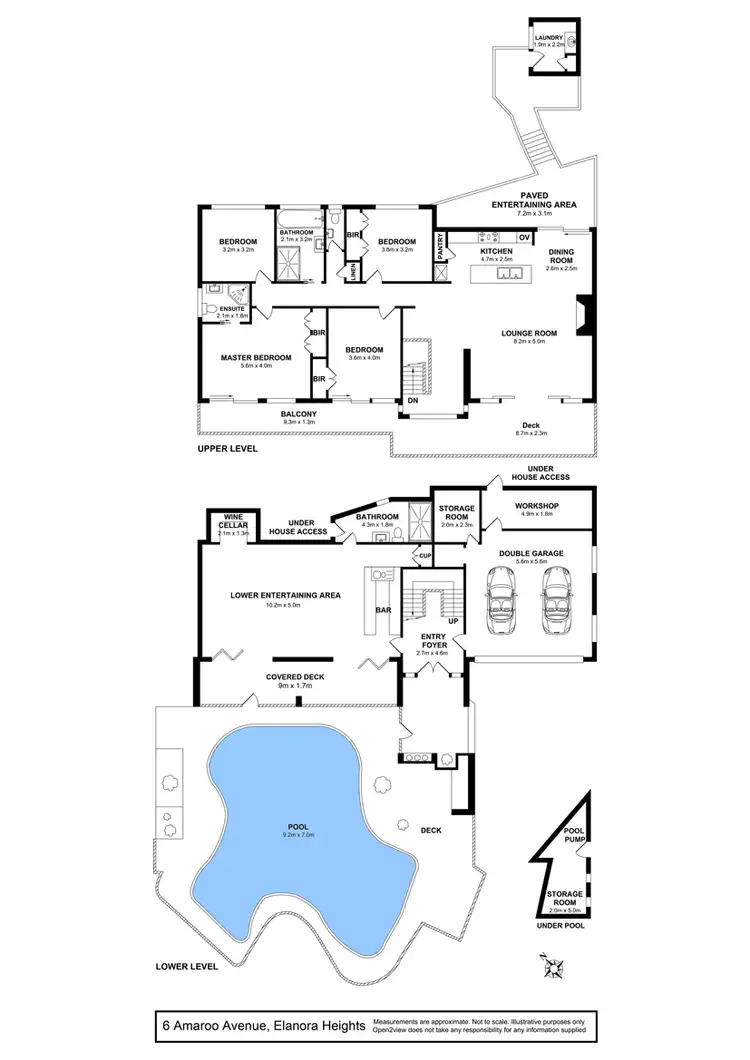 Floorplan of Homely house listing, 6 Amaroo Avenue, Elanora Heights NSW 2101