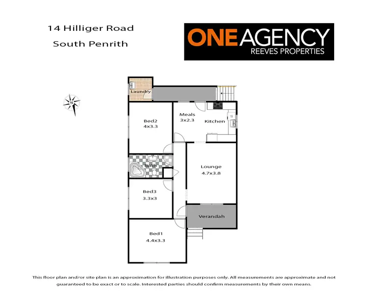 Floorplan of Homely house listing, 14 Hilliger Road, South Penrith NSW 2750