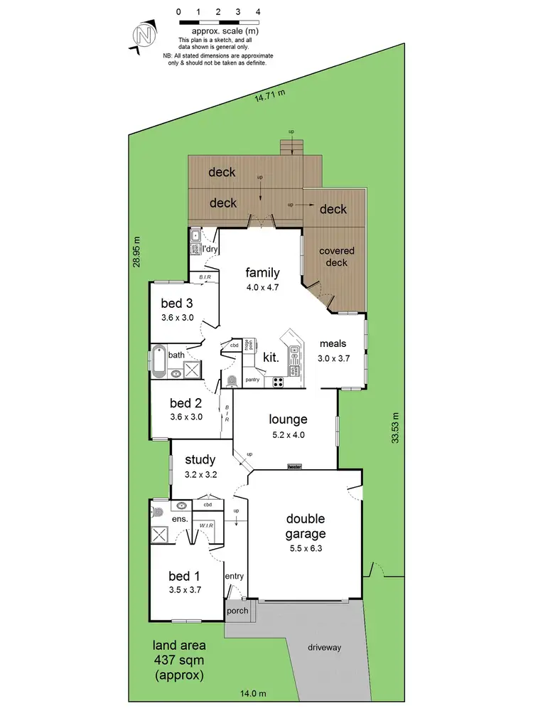 Floorplan of Homely house listing, 1A Caromar Street, Croydon VIC 3136