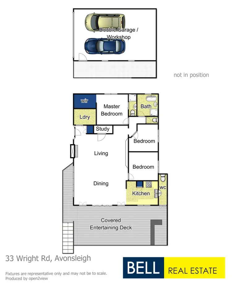 Floorplan of Homely house listing, 33 Wright Road, Avonsleigh VIC 3782