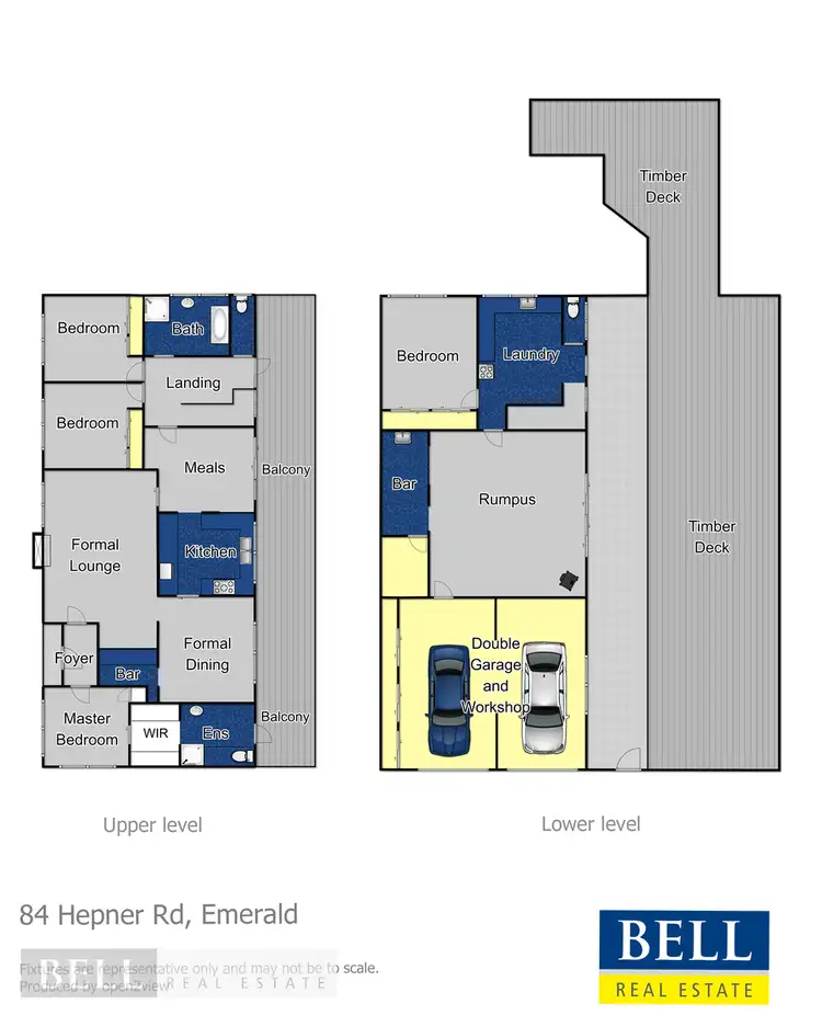Floorplan of Homely house listing, 84 Hepner Road, Emerald VIC 3782