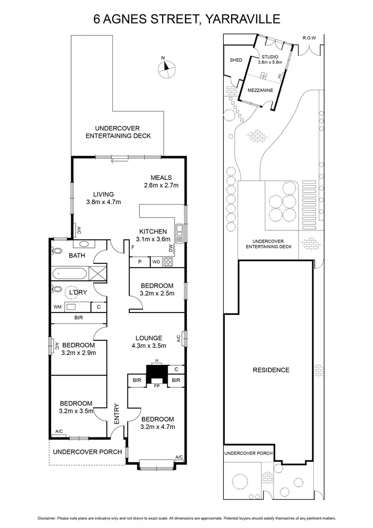 Floorplan of Homely house listing, 6 Agnes Street, Yarraville VIC 3013