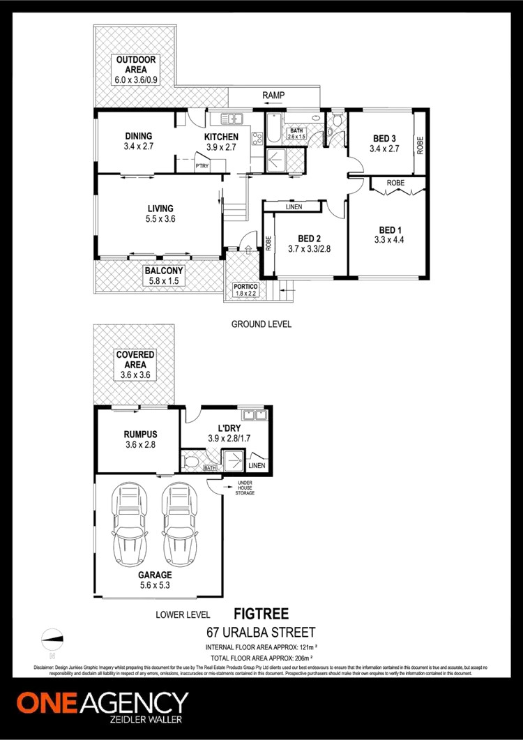 Floorplan of Homely house listing, 67 Uralba Street, Figtree NSW 2525