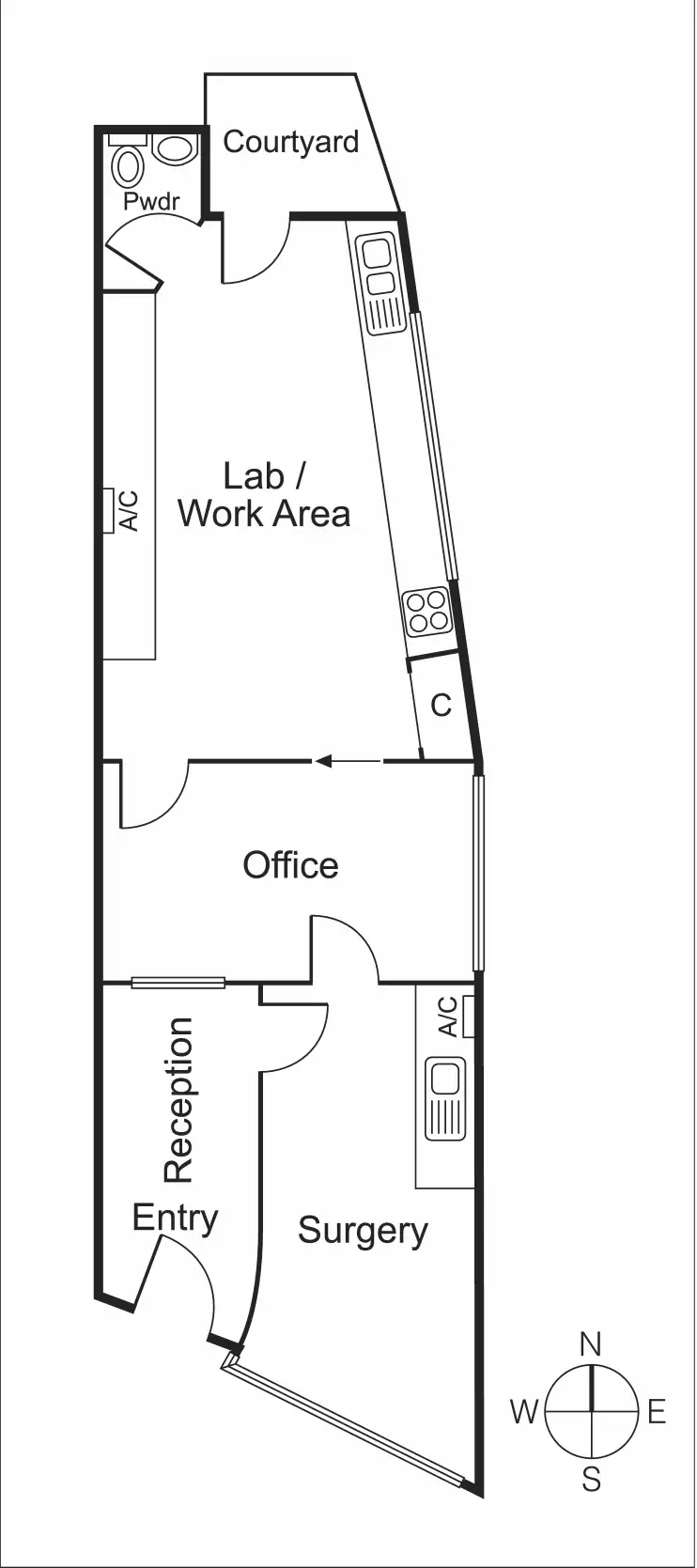 Floorplan of Homely unit listing, 450 Neerim Road, Murrumbeena VIC 3163
