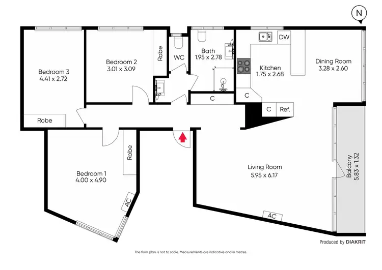 Floorplan of Homely apartment listing, 4/312a Orrong Road, Caulfield North VIC 3161