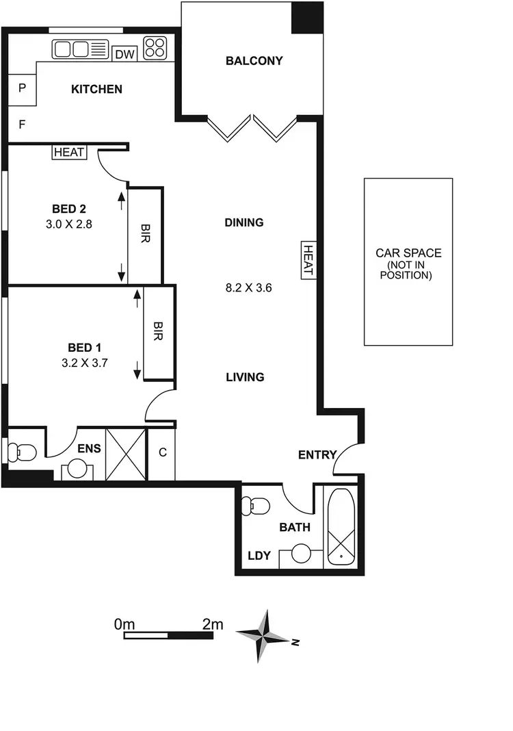 Floorplan of Homely apartment listing, 18/22 Howard Street, North Melbourne VIC 3051