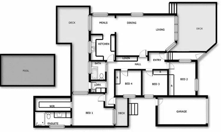 Floorplan of Homely house listing, 74 Tullaroop Street, Duffy ACT 2611