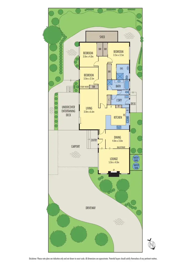 Floorplan of Homely house listing, 12 Parry Road, Eltham North VIC 3095