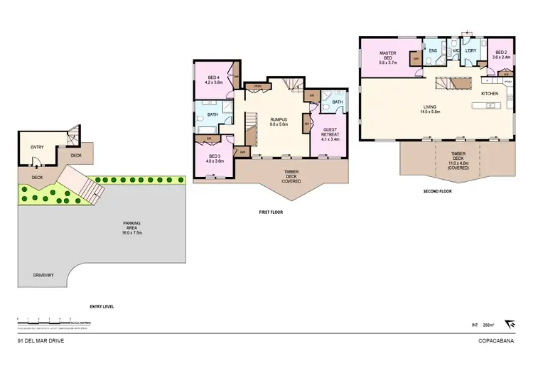 Floorplan of Homely house listing, 91 Del Mar Drive, Copacabana NSW 2251