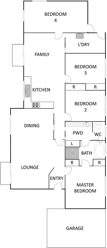 Floorplan of Homely house listing, 64 Pennington Crescent, Calwell ACT 2905