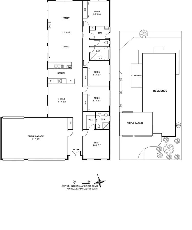 Floorplan of Homely house listing, 8 Hayes Court, Pakenham VIC 3810