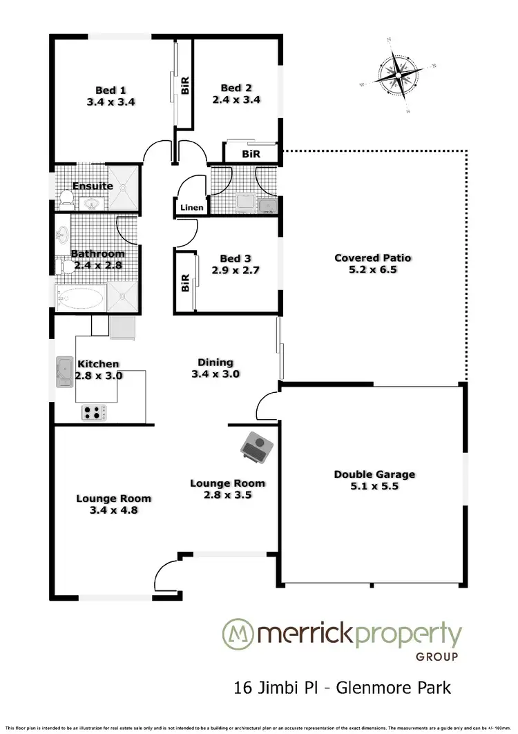 Floorplan of Homely house listing, 16 Jimbi Place, Glenmore Park NSW 2745