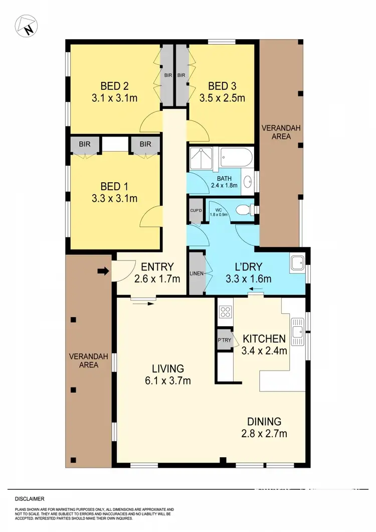 Floorplan of Homely house listing, 405 Russell Street, Newington VIC 3350