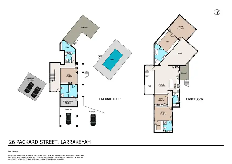 Floorplan of Homely house listing, 26 Packard Street, Larrakeyah NT 820