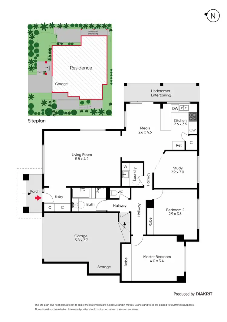 Floorplan of Homely unit listing, 4 The Rise, Frankston VIC 3199