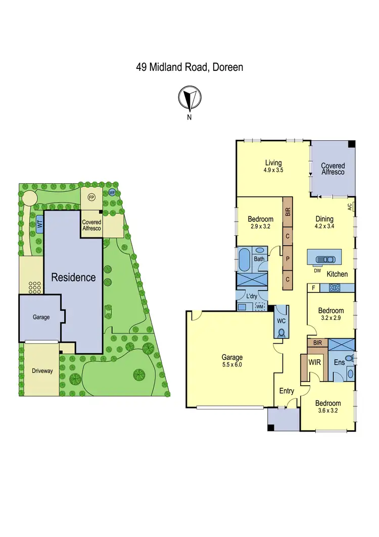 Floorplan of Homely house listing, 49 Midland Road, Doreen VIC 3754