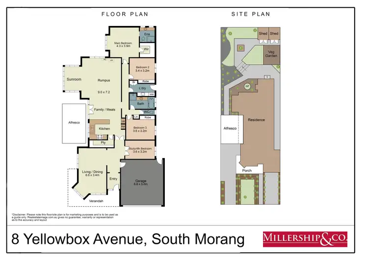 Floorplan of Homely house listing, 8 Yellowbox Avenue, South Morang VIC 3752