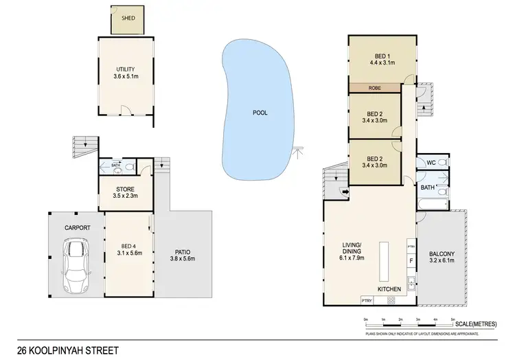Floorplan of Homely house listing, 26 Koolpinyah Crescent, Tiwi NT 810