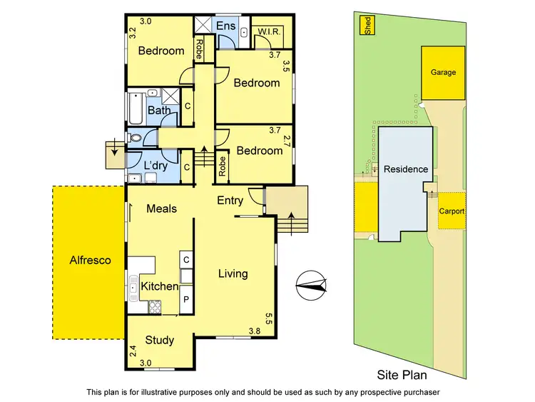 Floorplan of Homely house listing, 32 Delta Road, Greensborough VIC 3088