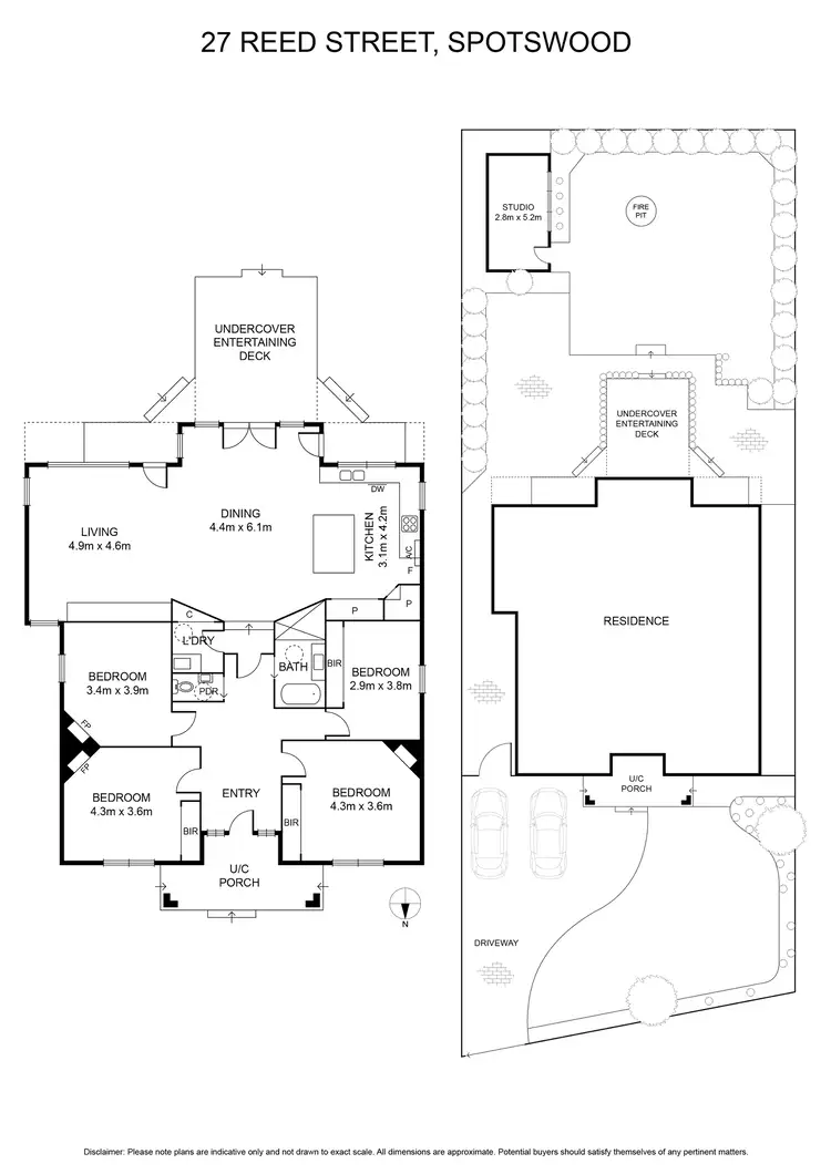 Floorplan of Homely house listing, 27 Reed Street, Spotswood VIC 3015