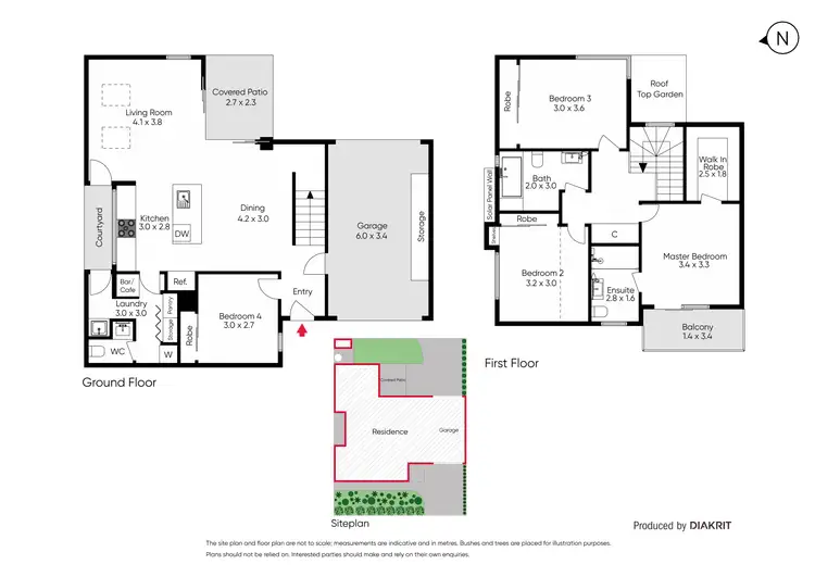 Floorplan of Homely townhouse listing, 2/35 Bishop Street, Kingsville VIC 3012