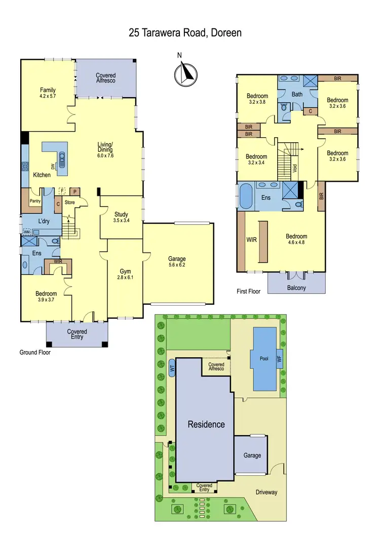 Floorplan of Homely house listing, 25 Tarawera Road, Doreen VIC 3754