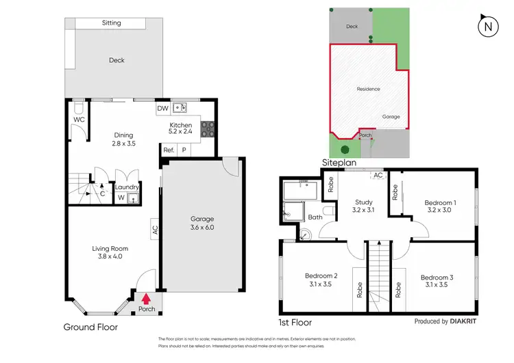 Floorplan of Homely townhouse listing, 6/140 Country Club Drive, Safety Beach VIC 3936