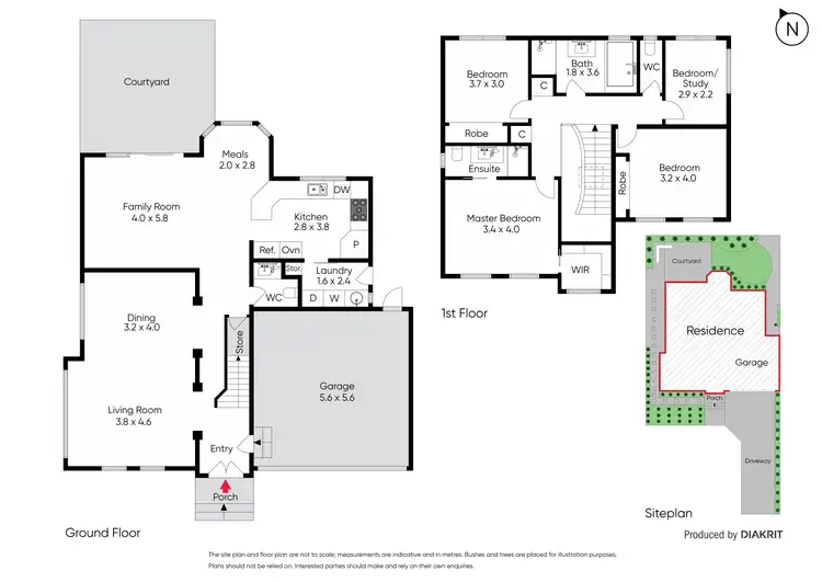 Floorplan of Homely house listing, 77 Burrindi Road, Caulfield South VIC 3162