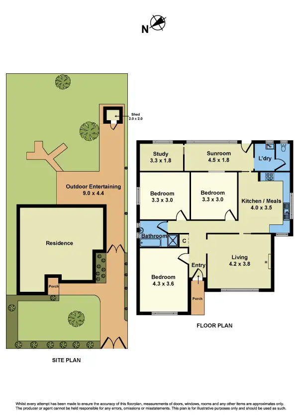 Floorplan of Homely house listing, 46 Charlotte Street, Newport VIC 3015