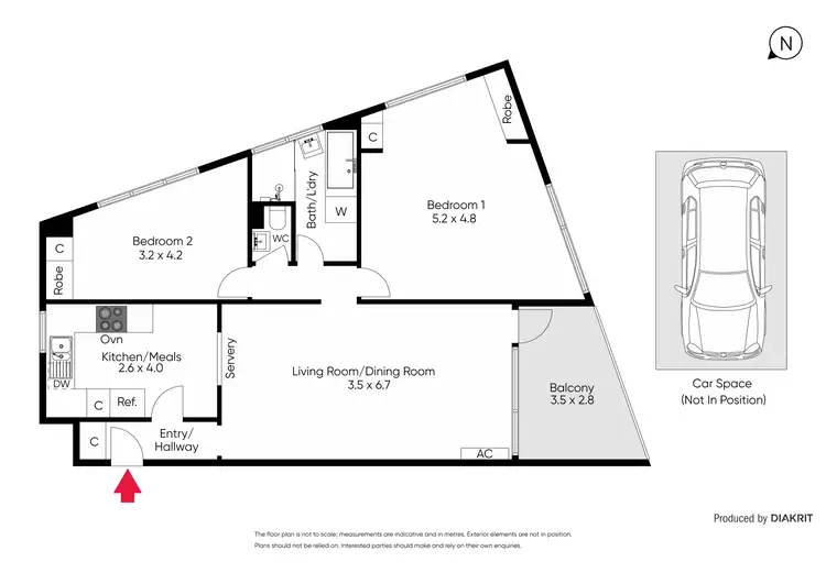 Floorplan of Homely apartment listing, 5/8 Southey Street, Elwood VIC 3184