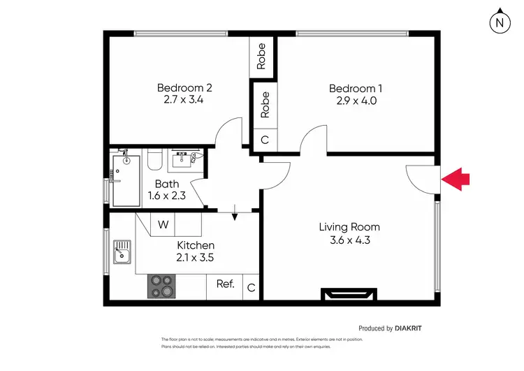 Floorplan of Homely apartment listing, 4/178 Sycamore Street, Caulfield South VIC 3162