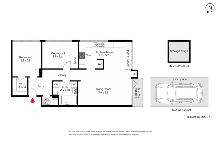 Floorplan of Homely apartment listing, 11/16 Tennyson Street, St Kilda VIC 3182