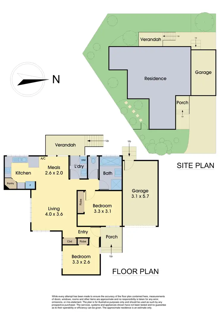 Floorplan of Homely house listing, 1/3 Airlie Road, Montmorency VIC 3094