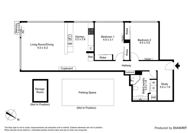 Floorplan of Homely apartment listing, 39/1 St Kilda Road, St Kilda VIC 3182