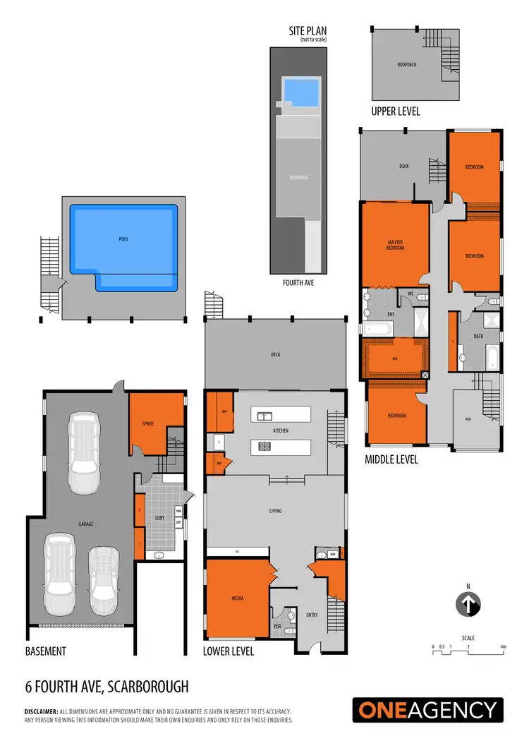 Floorplan of Homely house listing, 6 Fourth Avenue, Scarborough QLD 4020