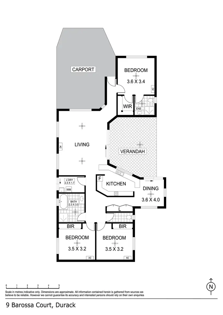 Floorplan of Homely house listing, 9 Borassus Court, Durack NT 830